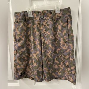Under Armour camo style button shorts